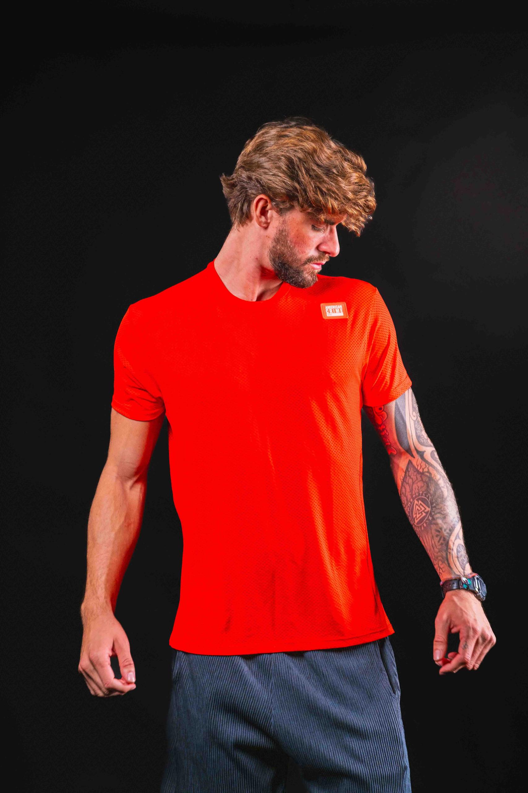 camiseta training air all red compressed