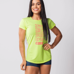 camiseta amrc tag yellow and pink