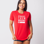 camiseta prove them wrong red