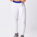 legging simple white and blue