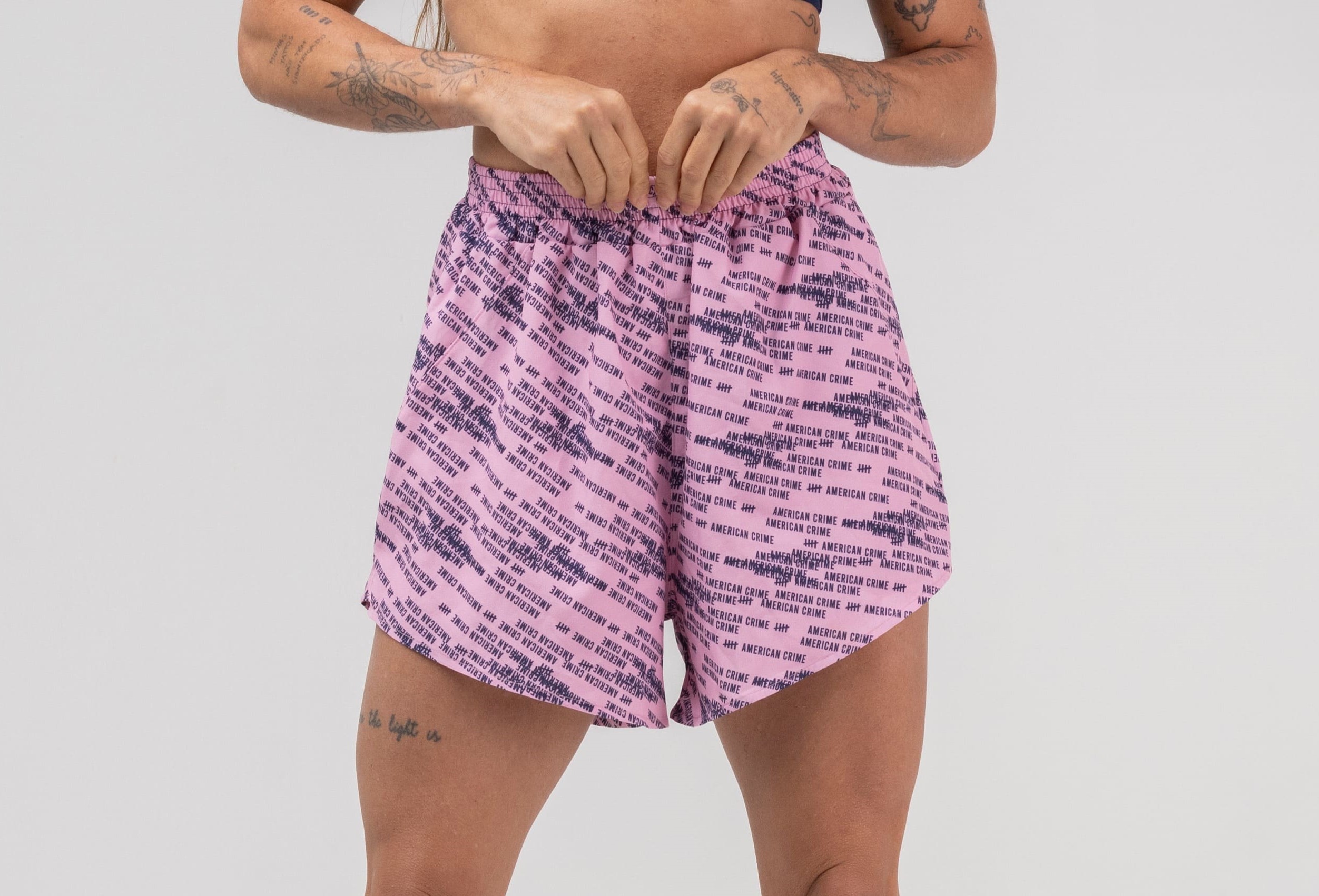 Short rosa frente