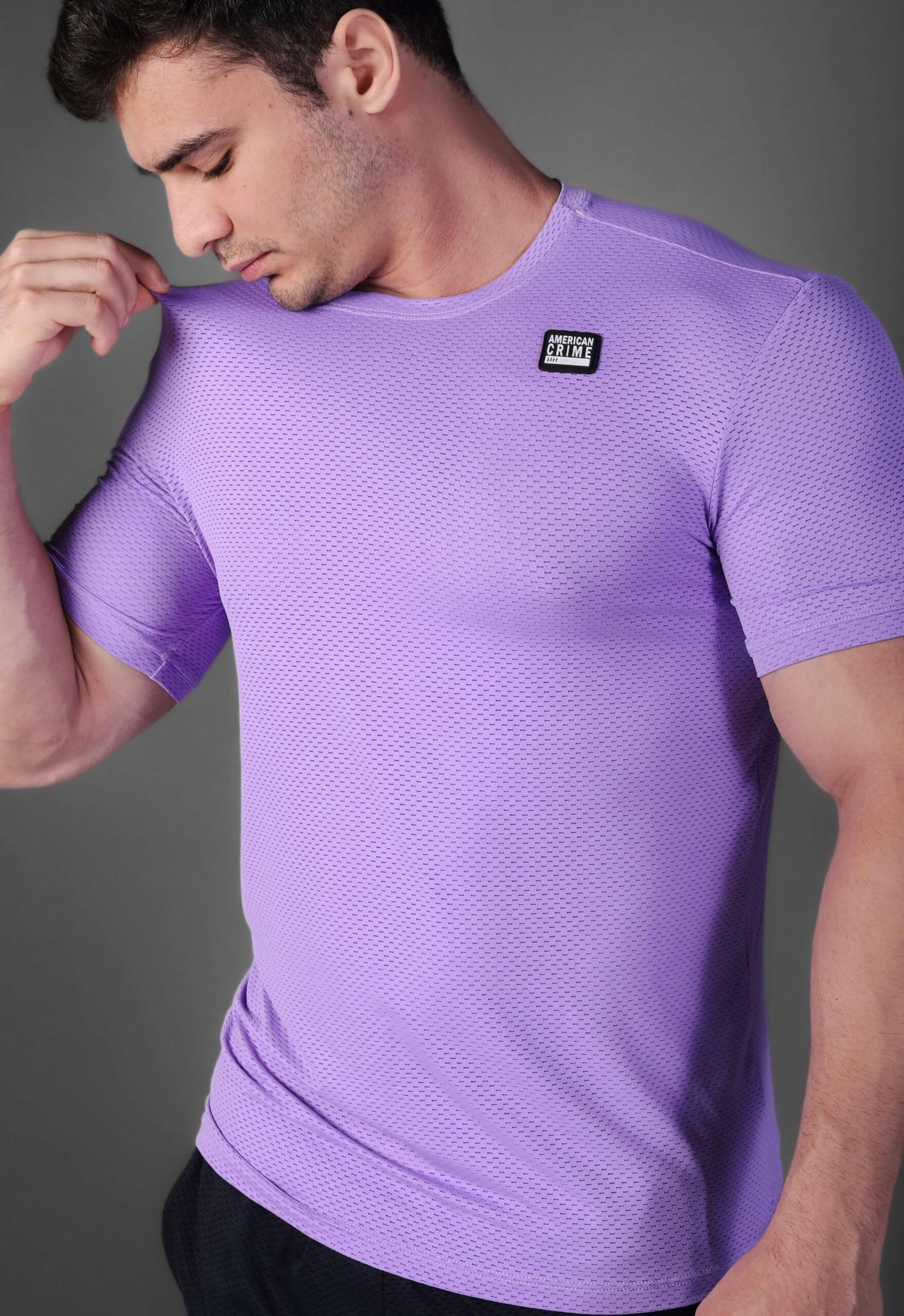 Camiseta training air light purple 2
