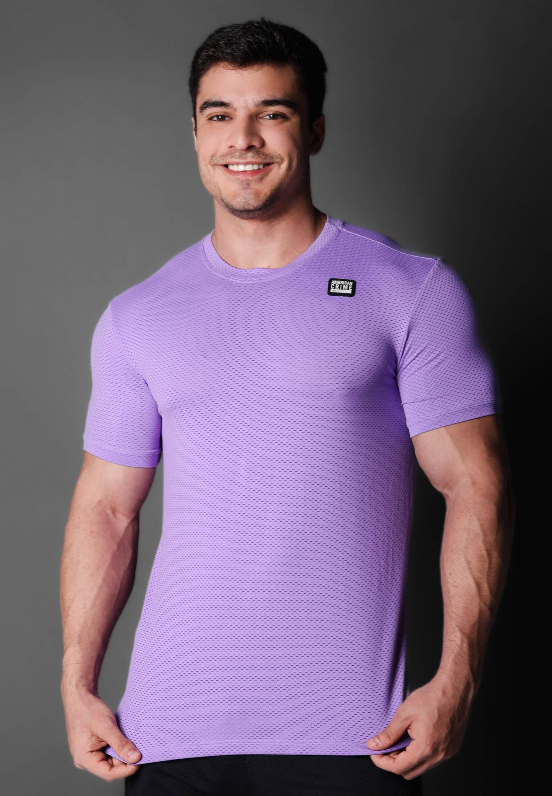 Camiseta training air light purple 3