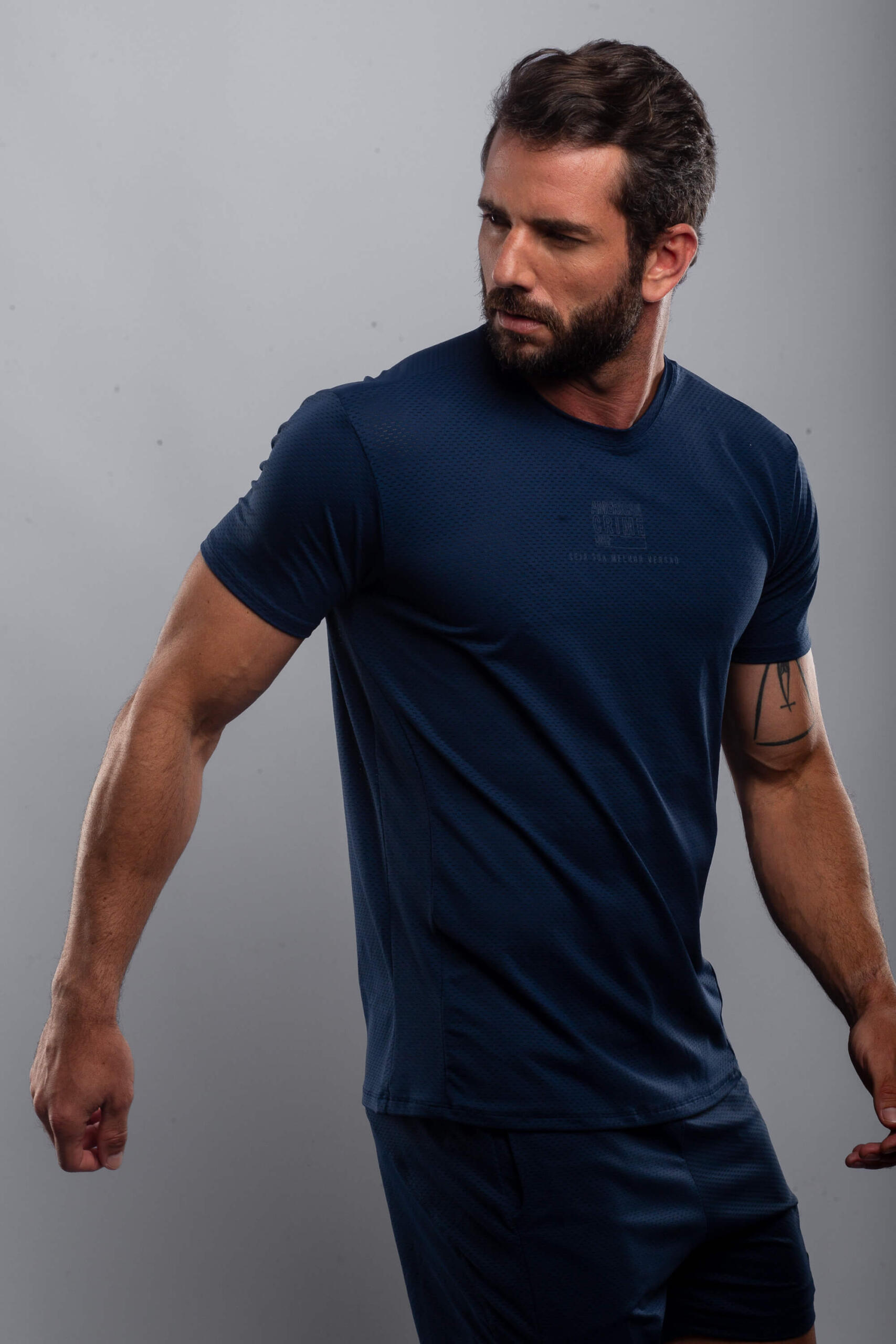 Camiseta Training Air Redesign Navy Blue Melhor Versão 3