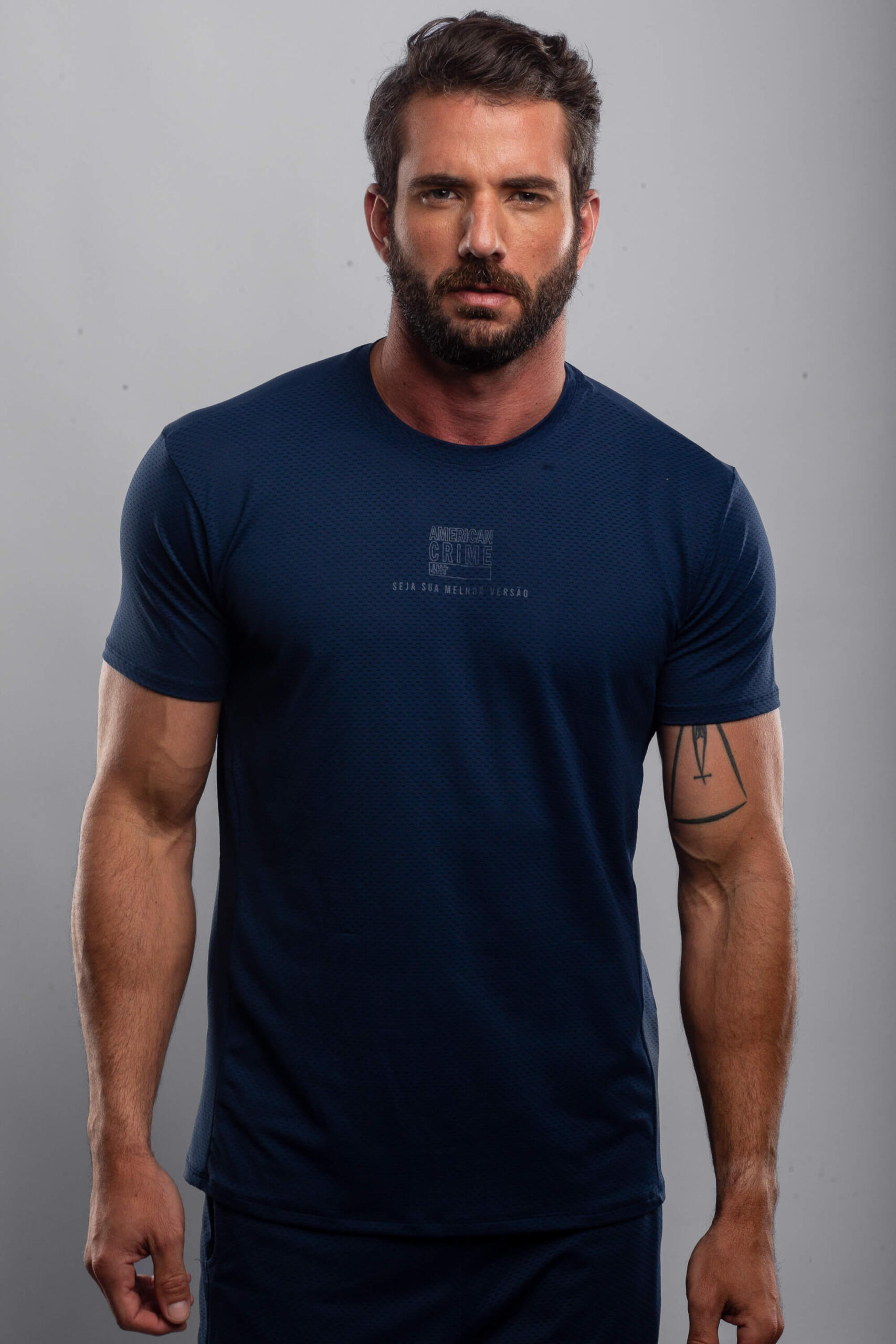 Camiseta Training Air Redesign Navy Blue Melhor Versão 4