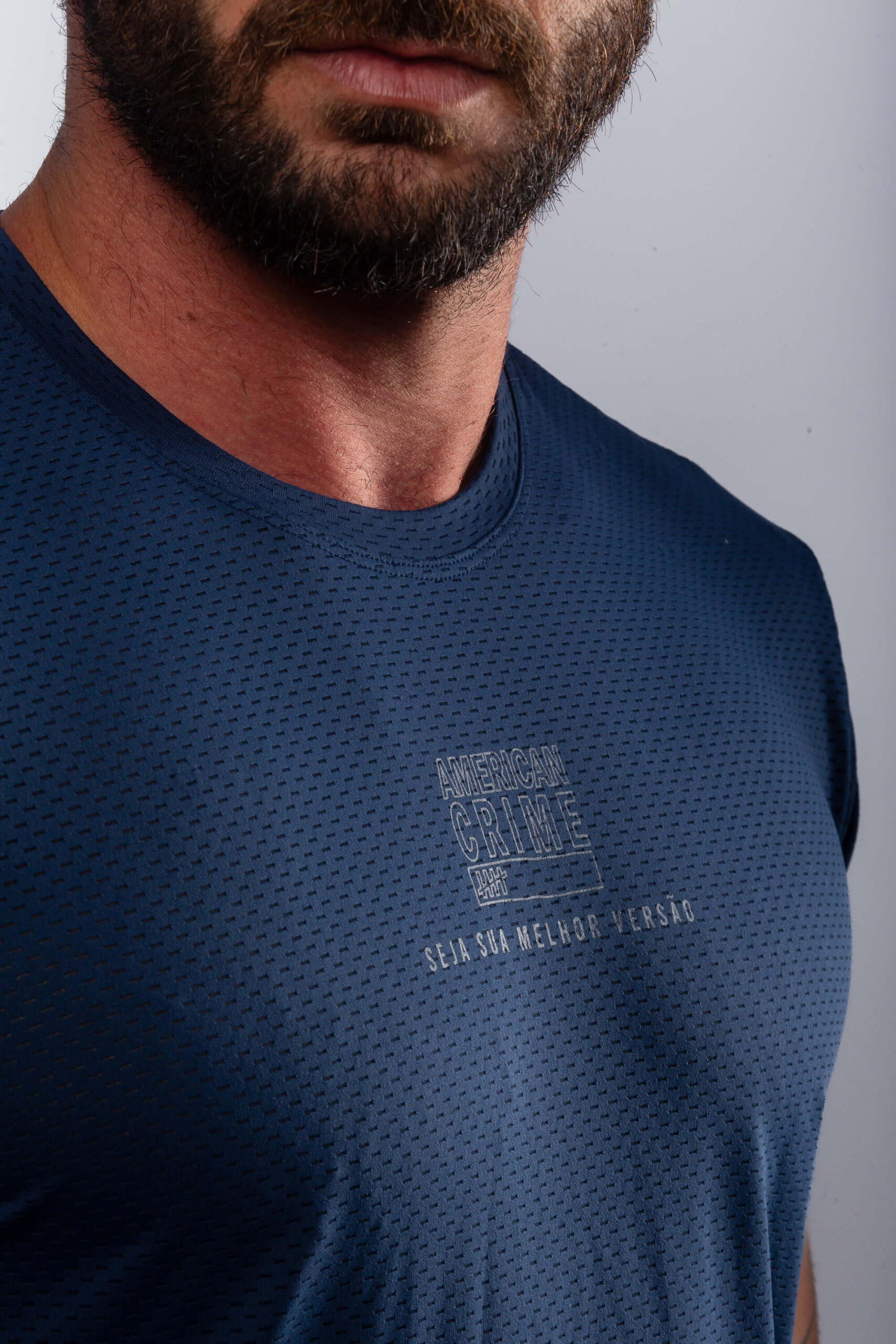 Camiseta Training Air Redesign Navy Blue Melhor Versão