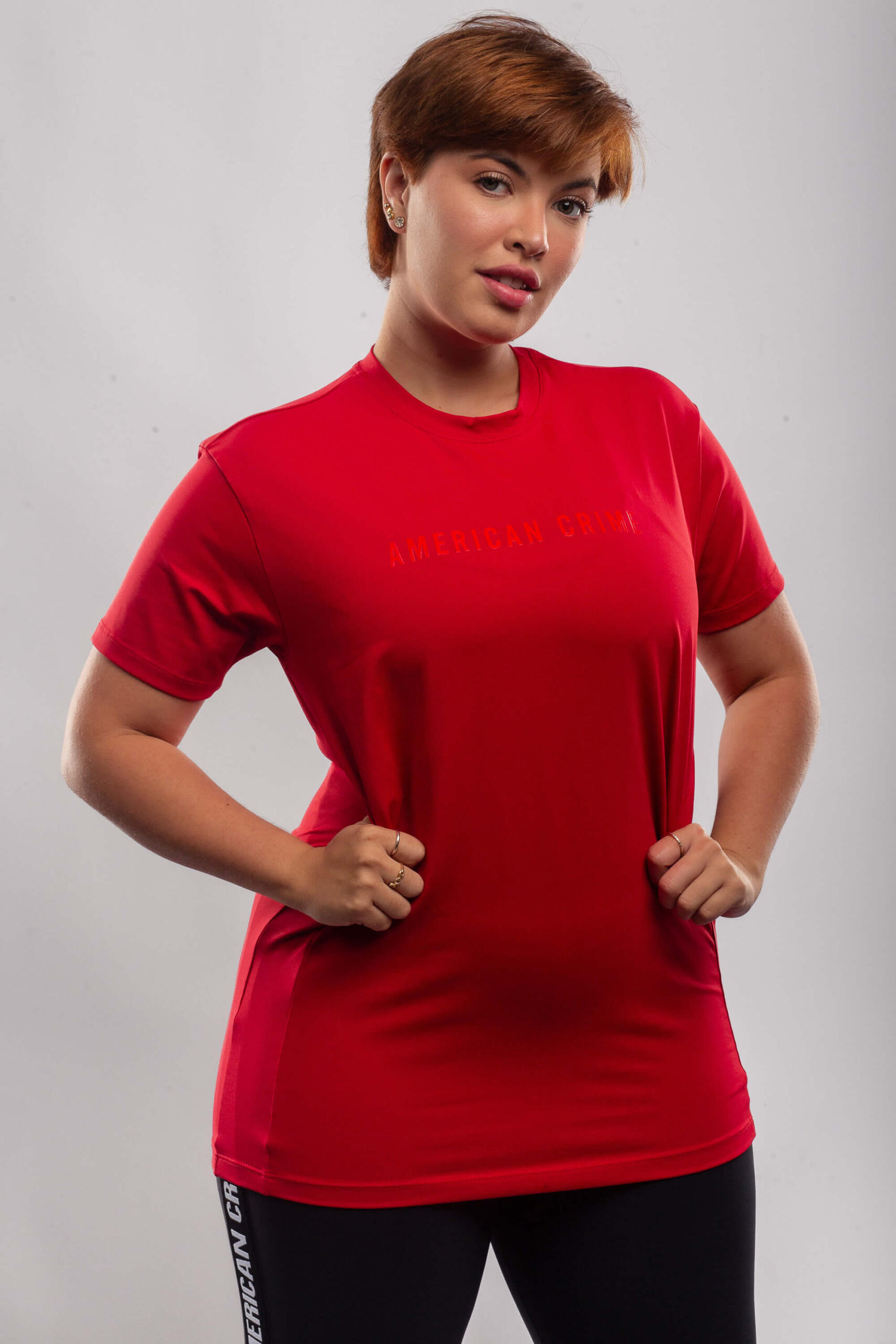 Camiseta Training Cool Redesign Amrc Scarlet Red