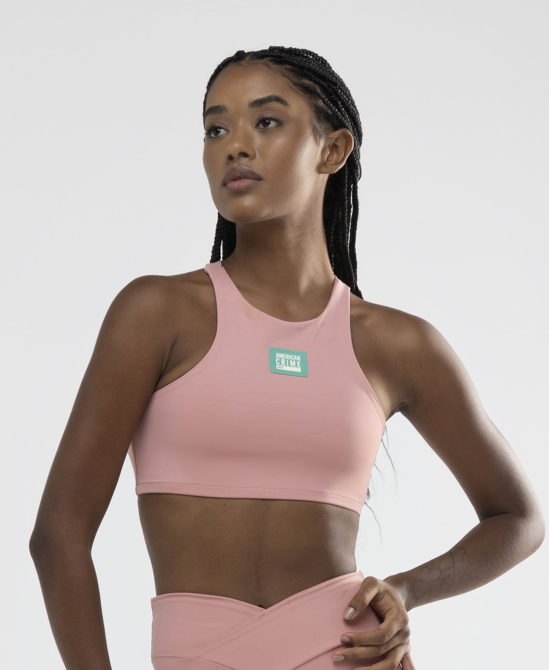 Top Cropped Swimmer Cold Rose-min