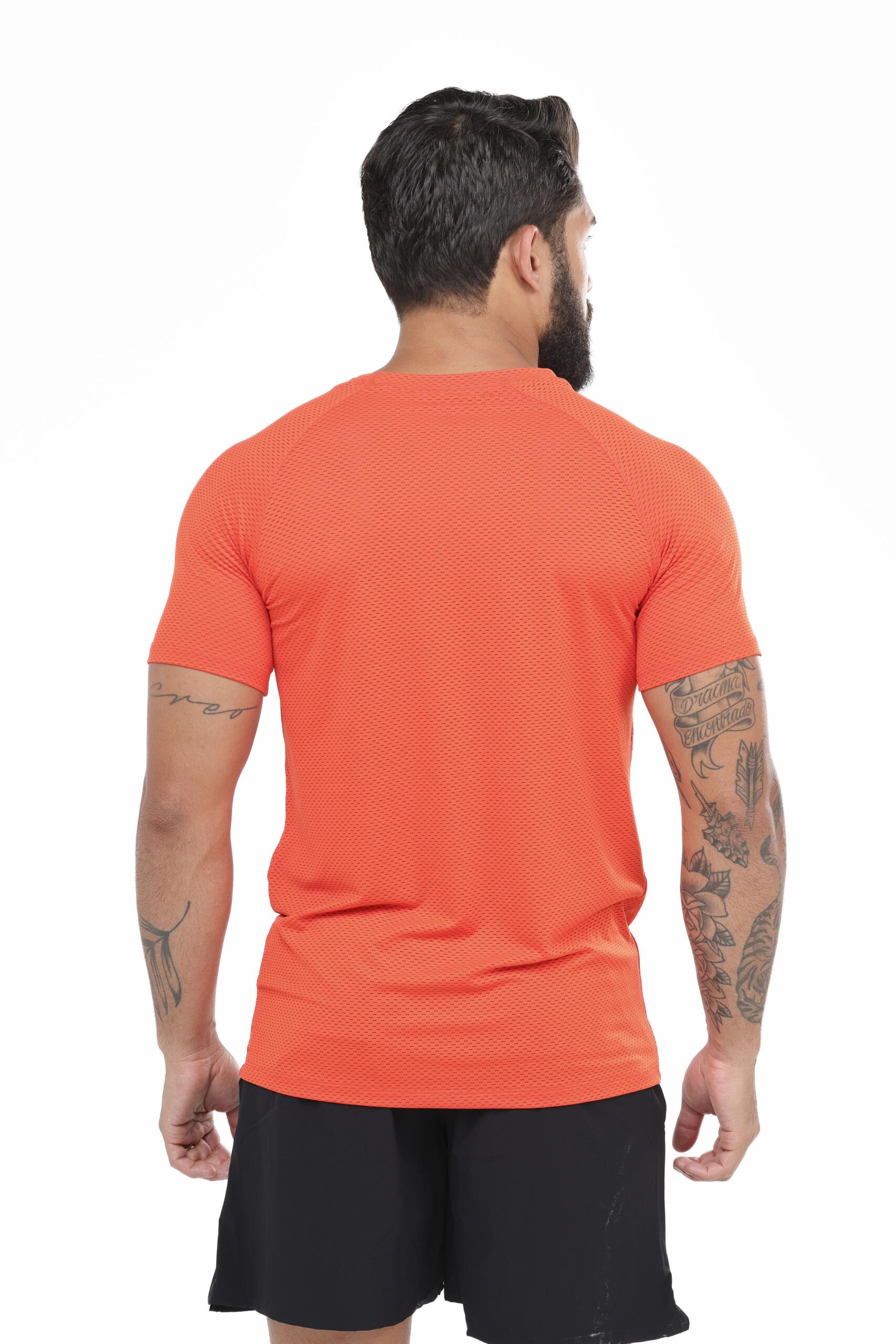 Camiseta Training Air Shoulder Tangerine 2-min