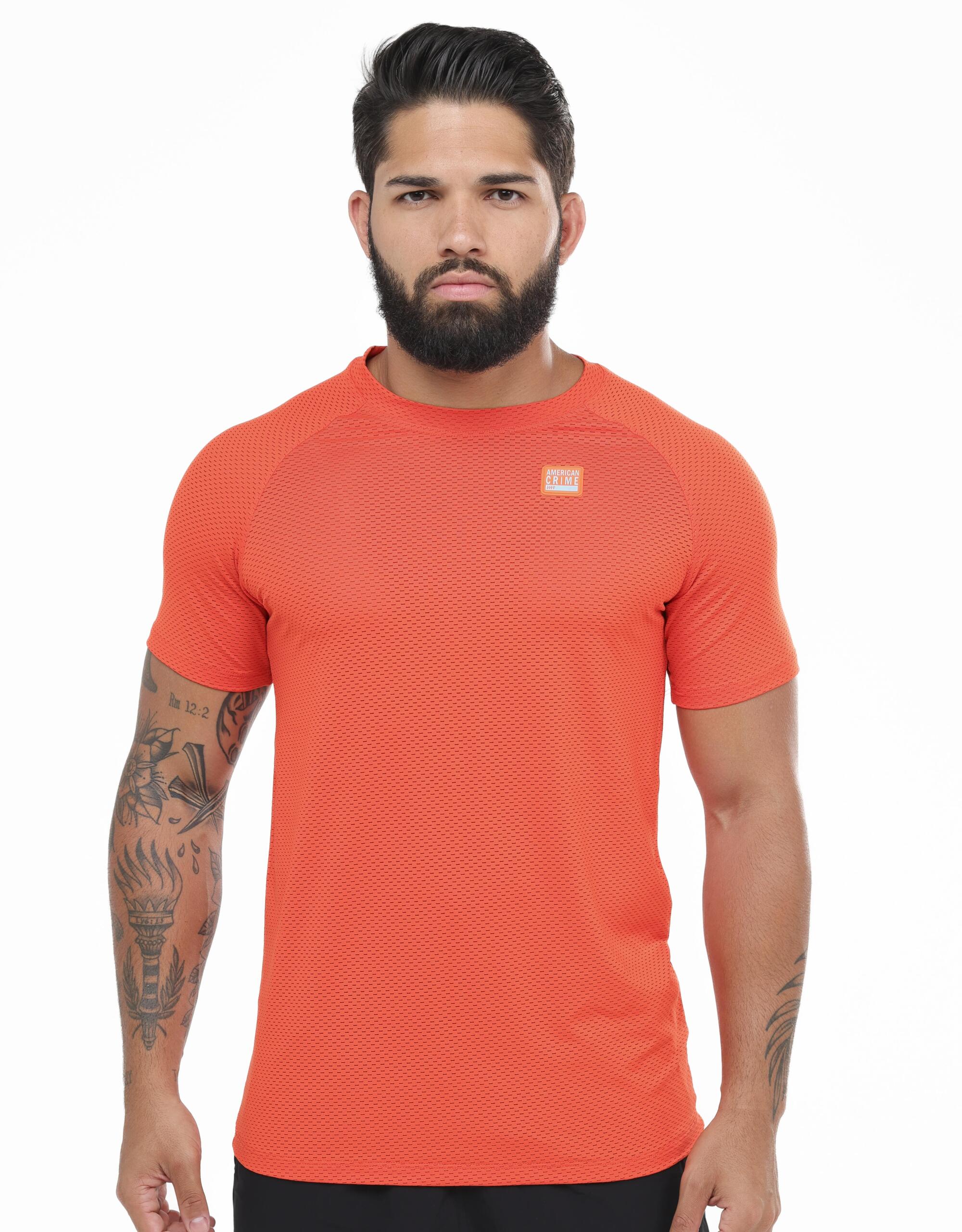 Camiseta Training Air Shoulder Tangerine 3-min