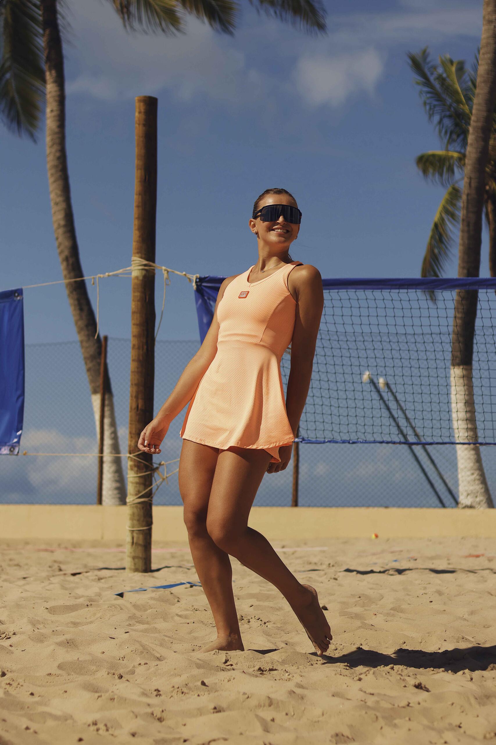 Vestido Forehand Orange Citrus-min 2