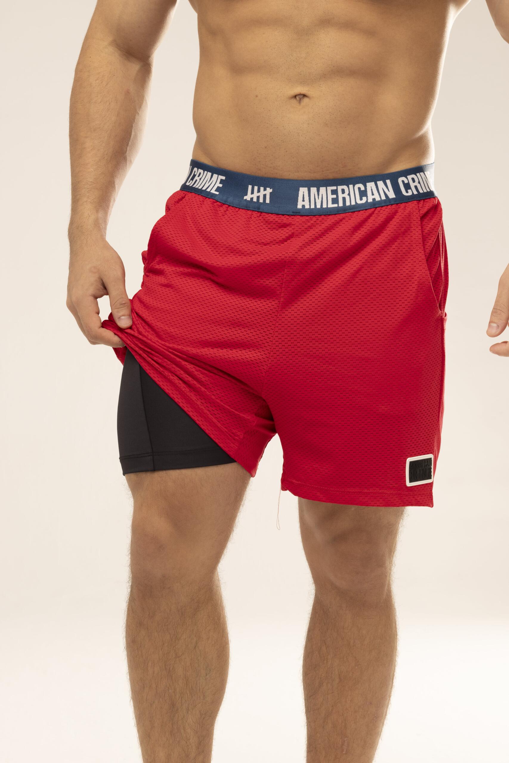 Bermuda Training Air Pocket Red 3-min