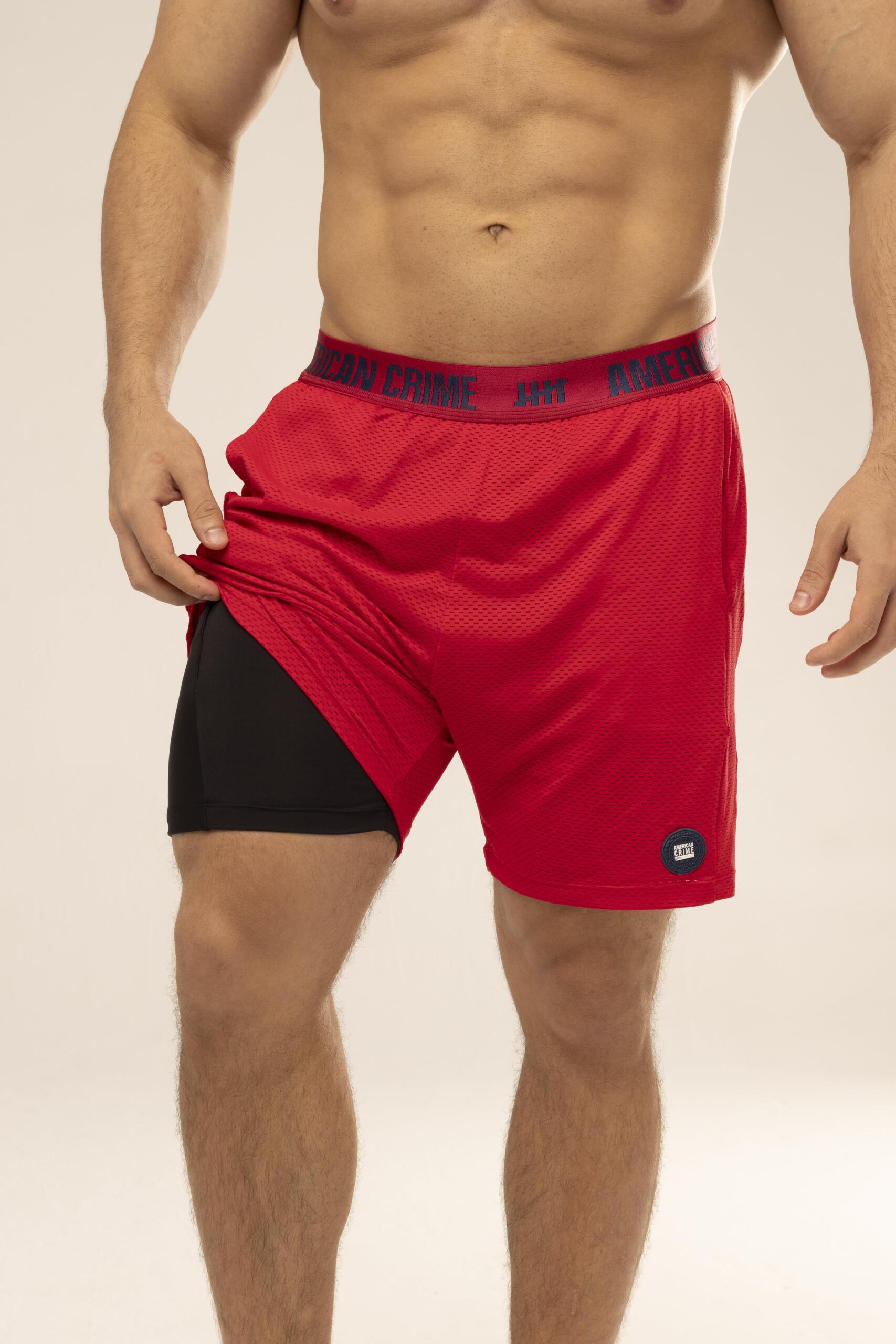 Bermuda Training Air Red And Dark Blue 3-min