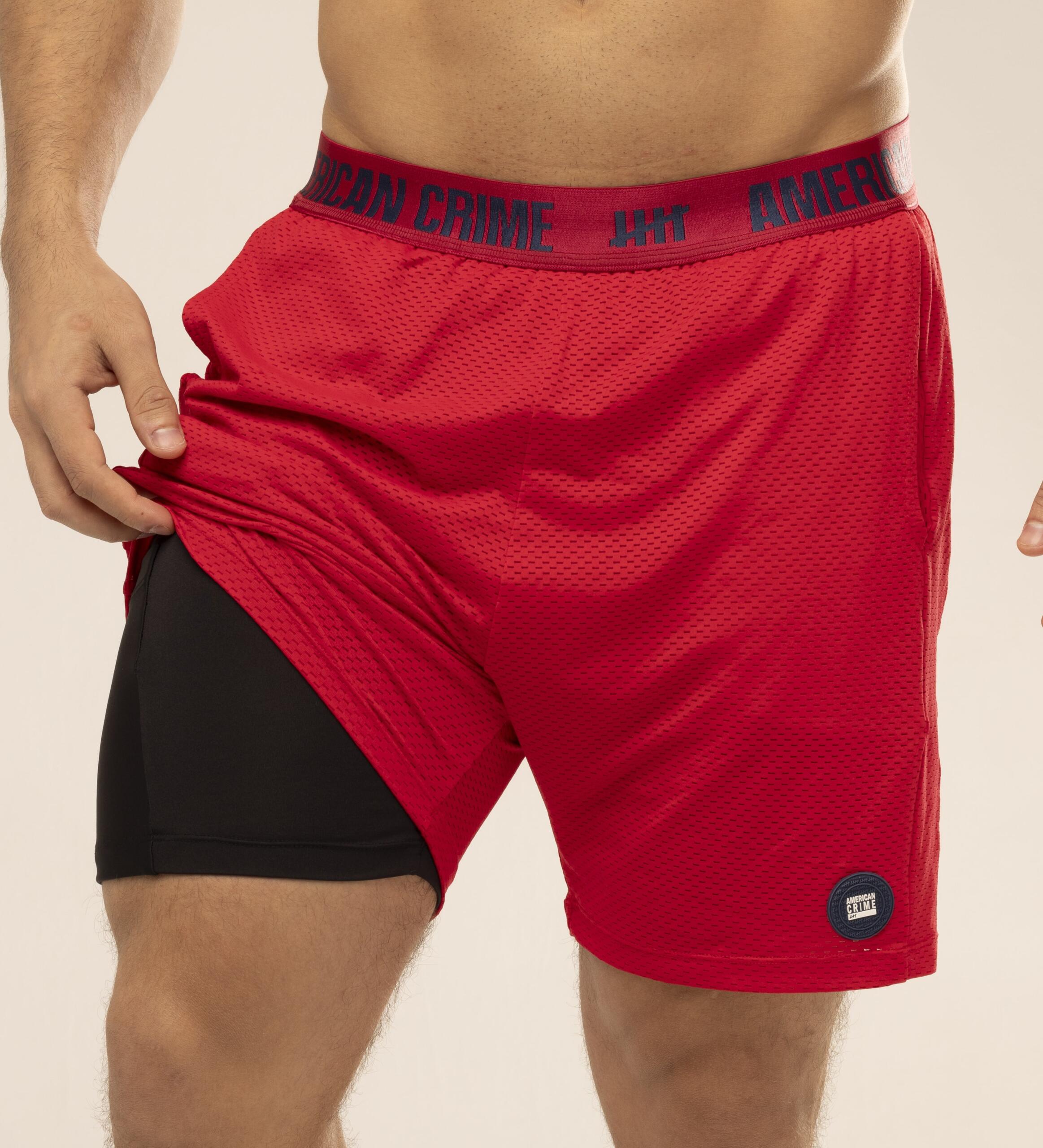 Bermuda Training Air Red And Dark Blue 4-min