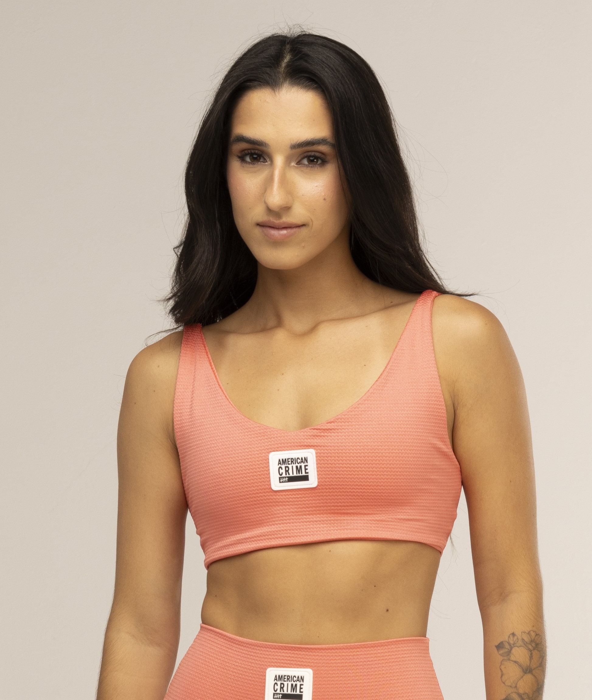 Top Deep V Peach Texture-min