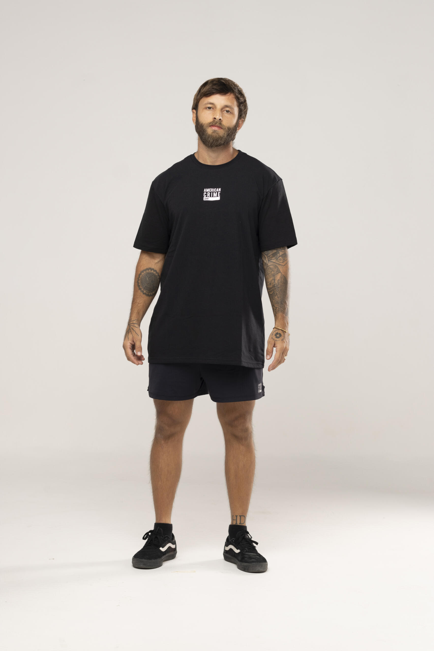 Camiseta preta – detalhe costa