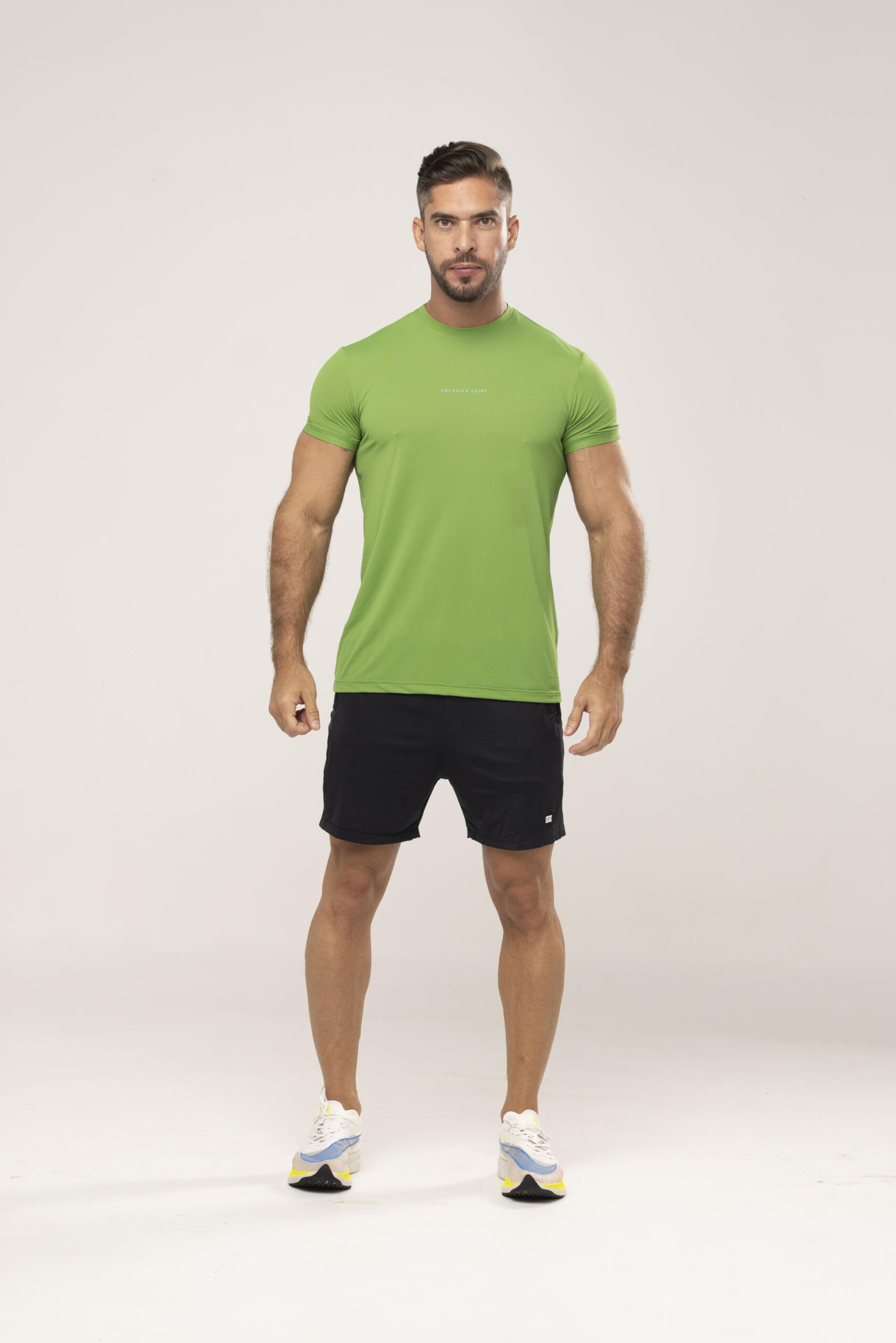 Longe-frente camisa verde nova