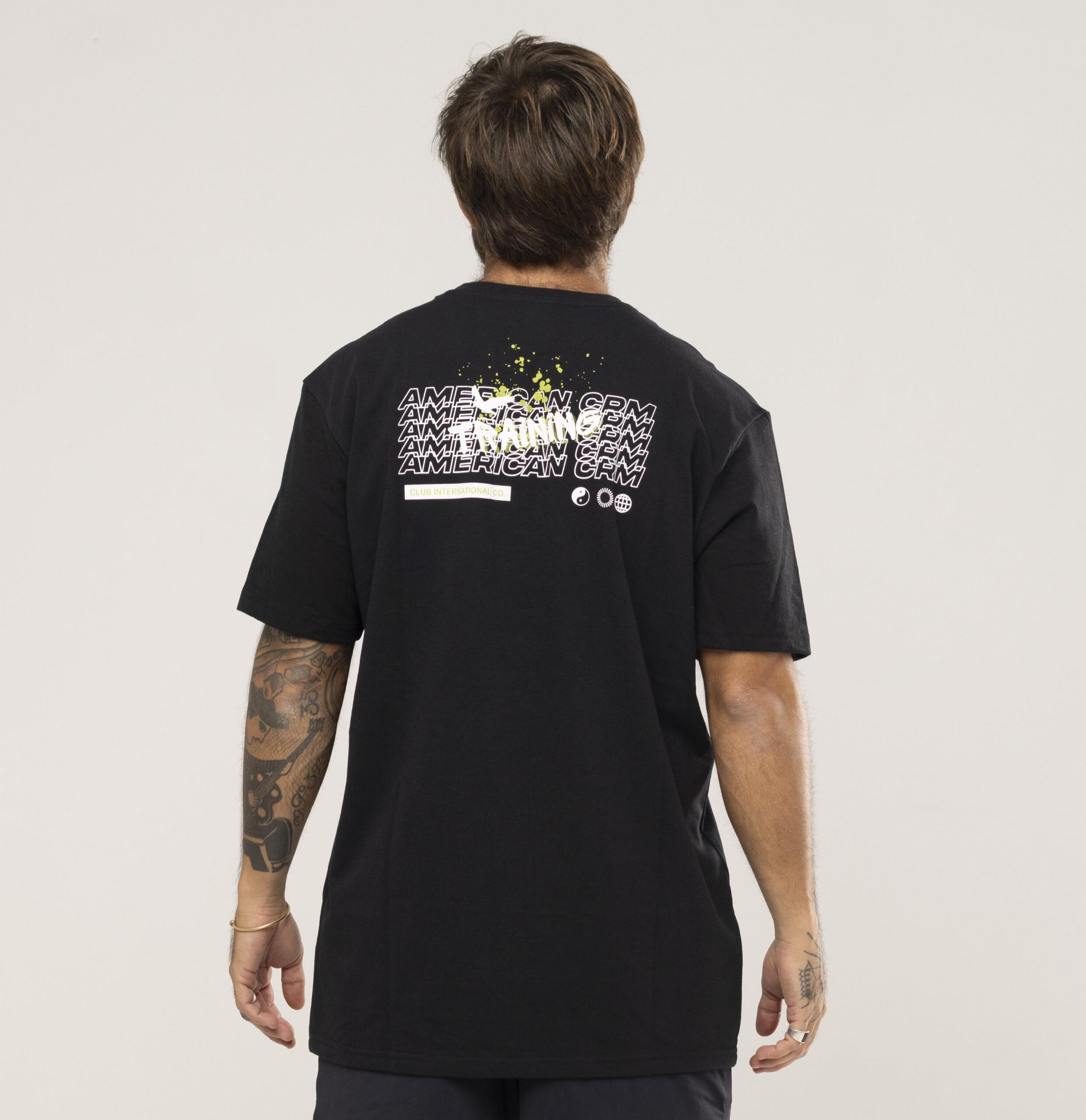 ok – camiseta preta com detalhe costas