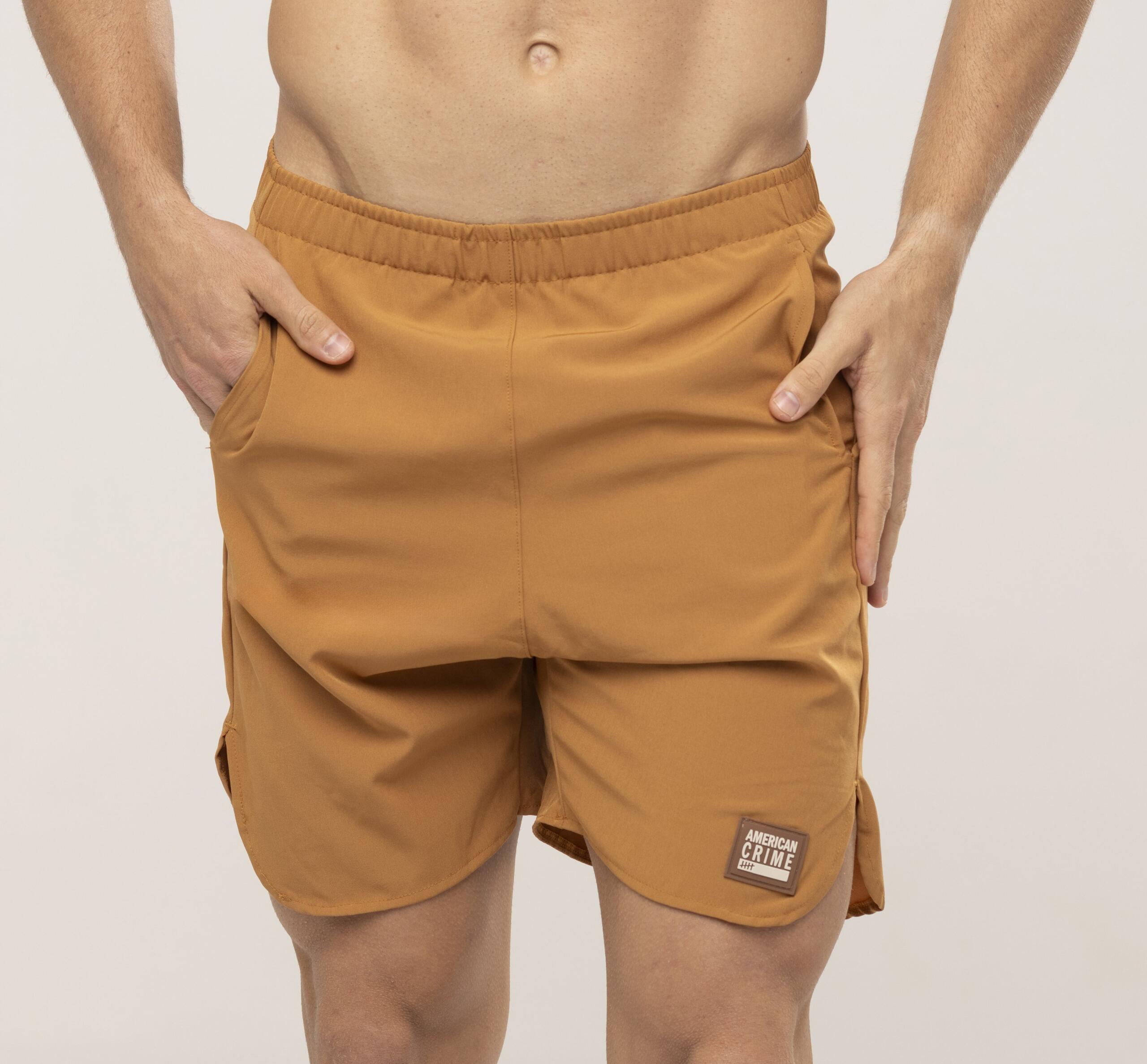 ok perto bermuda elastic comfort caramel
