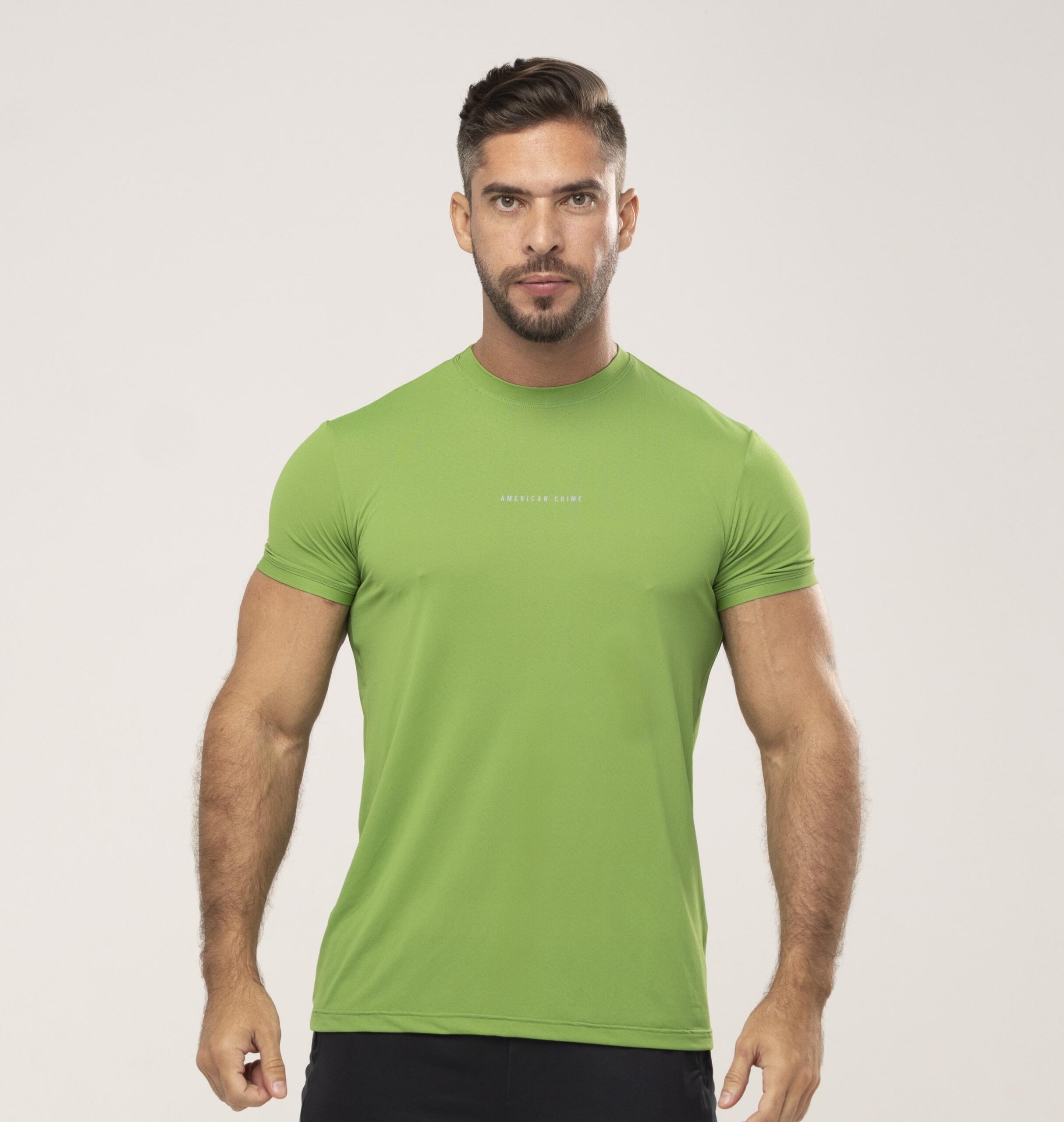ok perto-frente camisa nova verde