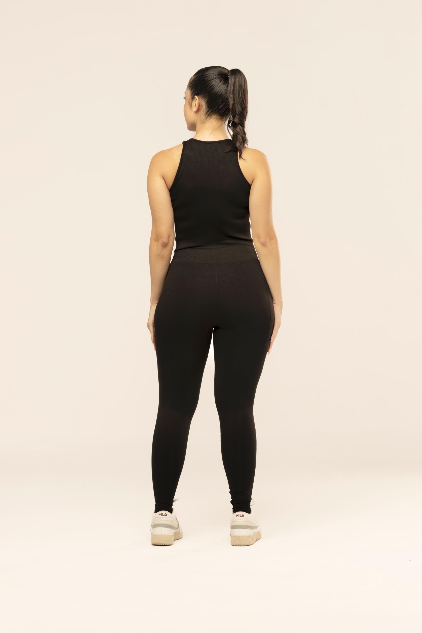 Conj preto seamless regata costa