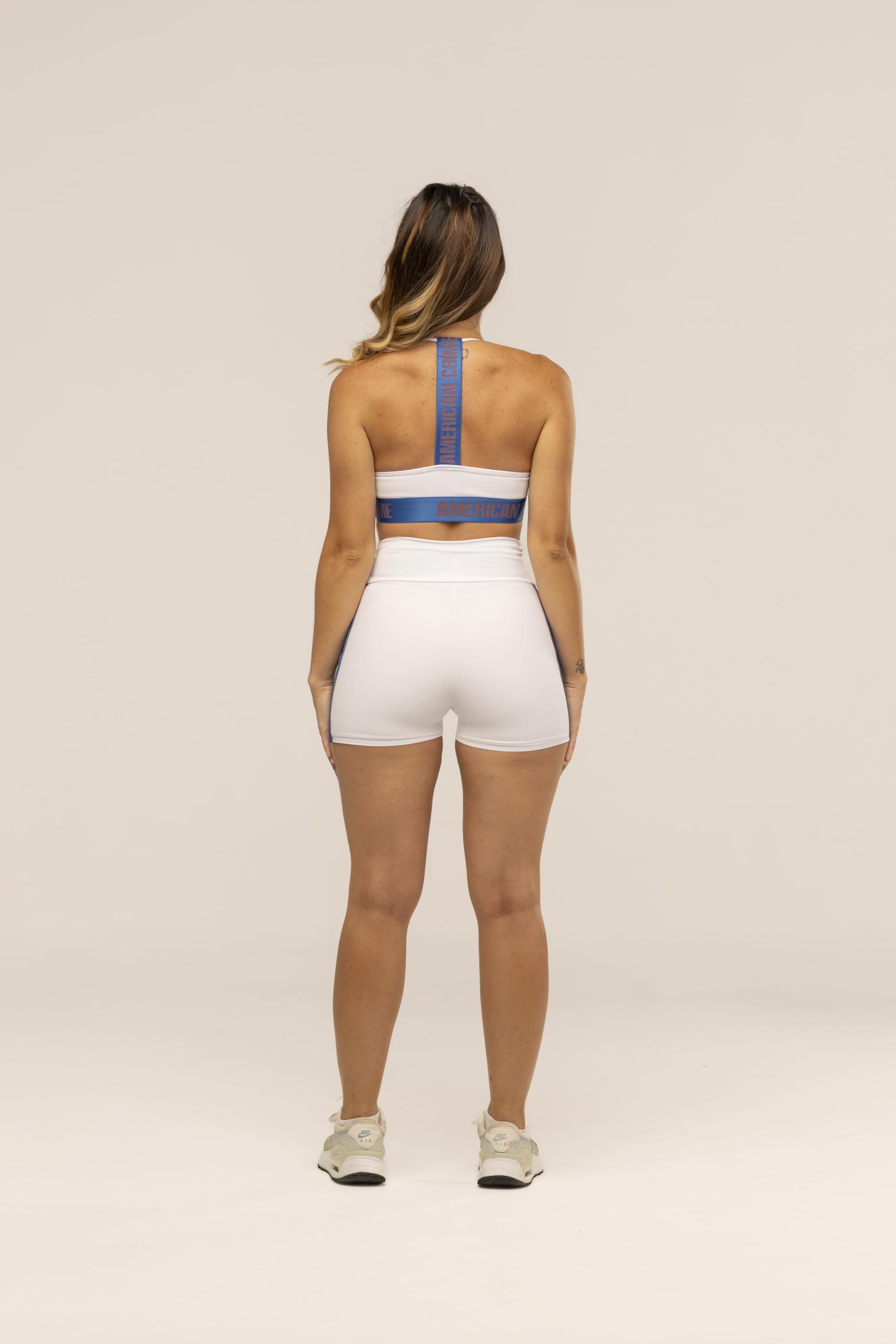 conj short black blue costa